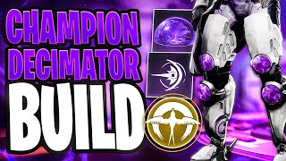 The Champion Decimator Void Titan Build for Season 23  Destiny 2 Void Subclass Best Build [upl. by Madlen]