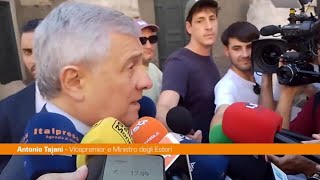 Tajani quotCina opportunità da cogliere ma non sostenga la Russiaquot [upl. by Akiam]