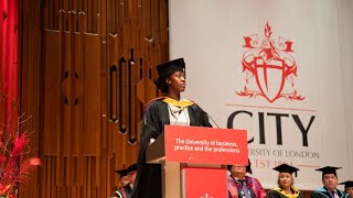 A DILIGENT MINDSET THE CITY LAW SCHOOL GRADUATION  MARIE WISEBORN [upl. by Oicnaneb]