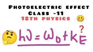 Photoelectric effect physics class 12  Class 11 chemistry viralvideo trending physicsytviral [upl. by Anelej535]