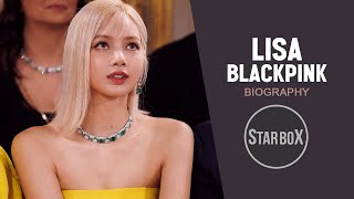 Lisa  BLACKPINK  Biography Real Name Age Height  STARBOX [upl. by Nave]