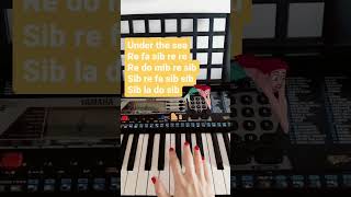 Bajo del Mar bajo del Mar 🎶 clasesdemúsica aprendemusica piano clasesvirtuales [upl. by Bomke]