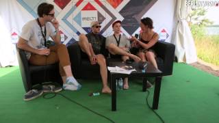 Jagwar Ma Interview at Melt Festival 2014  BERLINMUSICTV [upl. by Orel]