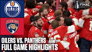 Stanley Cup Final Game 7 Edmonton Oilers vs Florida Panthers  Full Game Highlights [upl. by Perla144]