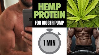 Hemp Protein Powder for bodybuilding [upl. by Rabi]