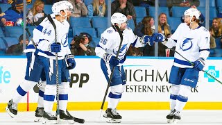 Dave Mishkin calls Lightning vs Sabres highlights  Kucherov hat trick 1112022 [upl. by Caz]