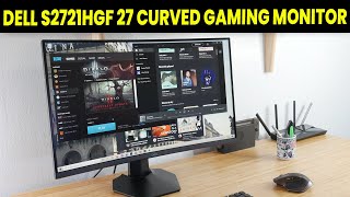 Dell S2721HGF 27 1080p 144Hz Curved Gaming Monitor Review Should You Buy [upl. by Travus53]