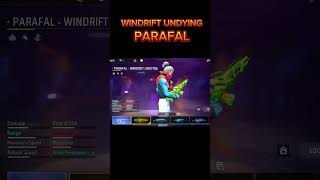 WINDRIFT UNDYING PARAFAL short video please support 🙏 video freefire trending highlights [upl. by Nieberg]