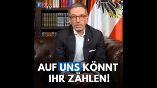 „Auf uns könnt IHR zählen“  Herbert Kickl zur aktuellen Lage [upl. by Kallick]