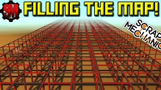 THIS WAS A MISTAKE Filling the Map  Scrap Mechanic Showcase Ep24 [upl. by Enaz]