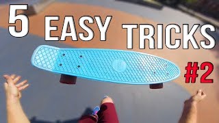 5 Easy Beginner Penny Board Tricks 2 [upl. by Eudoxia952]