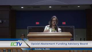 Opioid Abatement Funding Advisory Board 101424 [upl. by Job264]