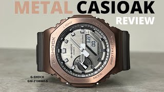 THE BEST METAL CASIOAK  GSHOCK GM2100MF5A  UNBOXING amp REVIEW [upl. by Powder]