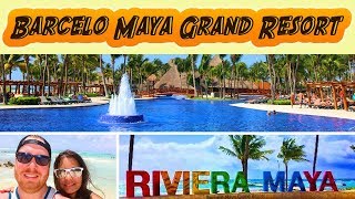 Barcelo Maya Grand Resort in Riviera Maya Mexico Review 2019 [upl. by Ellehcam654]