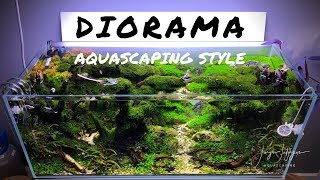 DIORAMA aquascaping style  best for IAPLC [upl. by Aciretal]