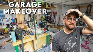 My garage was a DISASTER Garage Storage Makeover [upl. by Enoek725]