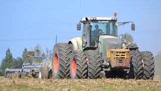 Fendt Vario 927 amp Köckerling Quadro au déchaumage des tournesol en 2014 [upl. by Brendin]