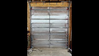 DIY garage door insulation using SmartShield foam core radiant barrier [upl. by Fermin]