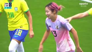 Brazil vs Nadeshiko Japan 30112023  extended highlights [upl. by Cooperstein]