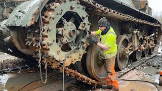 Men Fully Restore the BIGGEST GUN TANK IN THE WORLD  FV4005 Start to Finish MrHewes [upl. by Loring597]