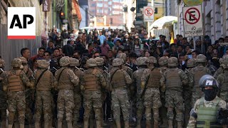 WATCH Coup attempt in Bolivia as soldiers storm presidential palace [upl. by Calli]