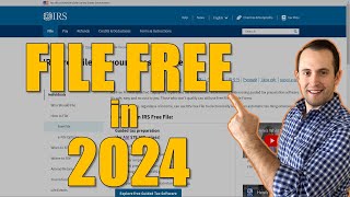 How to File Taxes for Free 2024  IRS Free File [upl. by Ahsiekam]