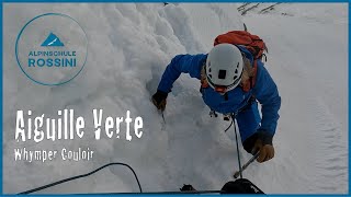 Aiguille Verte  Whymper Coulouir [upl. by Emmons370]