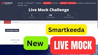 Smartkeeda Live test  ibps po pre banking ibpspo livemocktest [upl. by Ardnic962]