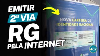 2ª VIA DA IDENTIDADE PELA INTERNET COMO FAZER O NOVO RGCNI CARTEIRA NACIONAL DE IDENTIFICAÇÃO [upl. by Camden]