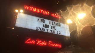 King Gizzard And The Lizard Wizard 033117 Webster Hall NYC [upl. by Cello419]