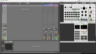 VCV Rack 06  Ableton  Bridge  IAC Driver sync MAC OS [upl. by Jenks]