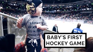 Tips for Taking Baby to a Hockey Game  Babys First Hockey Game  LINDSEYDELIGHT [upl. by George110]