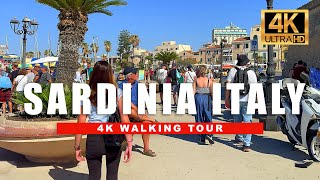 🇮🇹 Sardinia Italy Walking Tour  Alghero Beach and Fortress City Walk  4K 60fps HDR [upl. by Vanderhoek332]