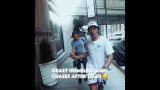 Tyler Oliveira Gets Chased By Homeless Man 😡 shorts [upl. by Colver]