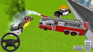 Camión de Bomberos al Rescate  Fire Rescue 911 Simulator 3D  Juegos Android [upl. by Urbannal]