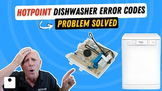 Hotpoint Dishwasher error codes 6th or 7th flashing neon [upl. by Aniratak]