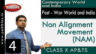 Non Alignment Movement NAM  Post  War World and India  Social Science  Class 10 [upl. by Verdie]