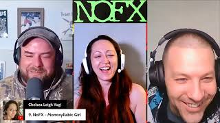 NOFX  Monosyllabic Girl Reaction Review amp Rating  Punk Night on Request Fest [upl. by Aniar]