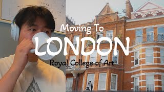 📍The Day I Moved to London for Art School 🇬🇧 Royal College of Art Vlog [upl. by Kitarp535]