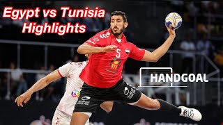 بطولة أفريقيا لكرة اليد ٢٠٢٢  ملخص نصف النهائي مصر و تونس Egypt VS Tunisia Handball Africa 2022 [upl. by Elletsirhc]