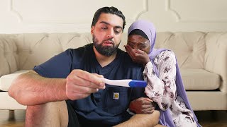 Taking A Pregnancy Test On Camera [upl. by Mack]