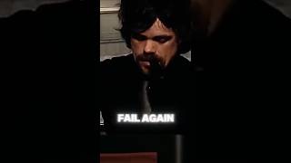 Best speech on failure by Peter Dinklage failure hymnfortheweekend millionaireslife shorts [upl. by Imerej64]