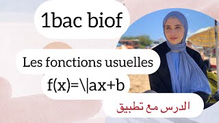 Les fonction usuelles  1bac biof  خرج ناضي للامتحان [upl. by Fredric]