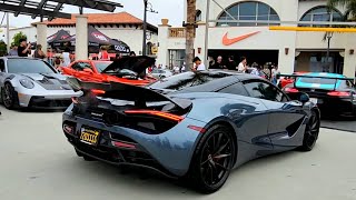 McLaren 720s South OC Cars and Coffee [upl. by Clara]