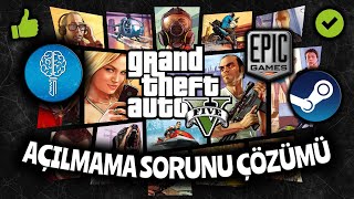 GTA 5 Açılmama Sorunu Çözümü  EPİC GAMES ve STEAM [upl. by Ritchie]