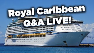 Royal Caribbean QampA LIVE [upl. by Arbua]