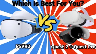 PSVR2 Vs Oculus Quest 2  Meta Quest Pro In Detail Feature Comparison  What Is Better [upl. by Eggleston700]