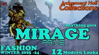 Mirage Fashion frame Prime Warframe Winter 2025 24 ArtFashion [upl. by Airotahs]