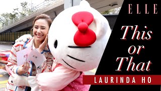 何超蓮 Laurinda Ho  你有多了解Hello Kitty？情人節大玩快問快答  ELLE HK This or That [upl. by Netnilc]