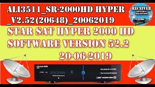 Ali3511 SR2000HD HYPER V25220648 20062019SR 2000HD HYPER V2 52 [upl. by Jerroll]